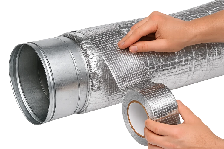 Taśma aluminiowa wzmacniana do kanałów wentylacyjnych.png