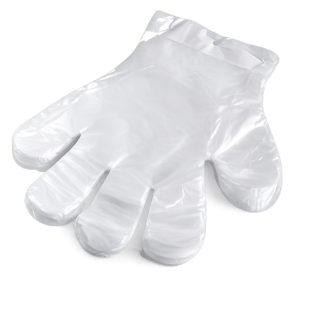 RĘKAWICE FOLIOWE HDPE roz.M 100szt.