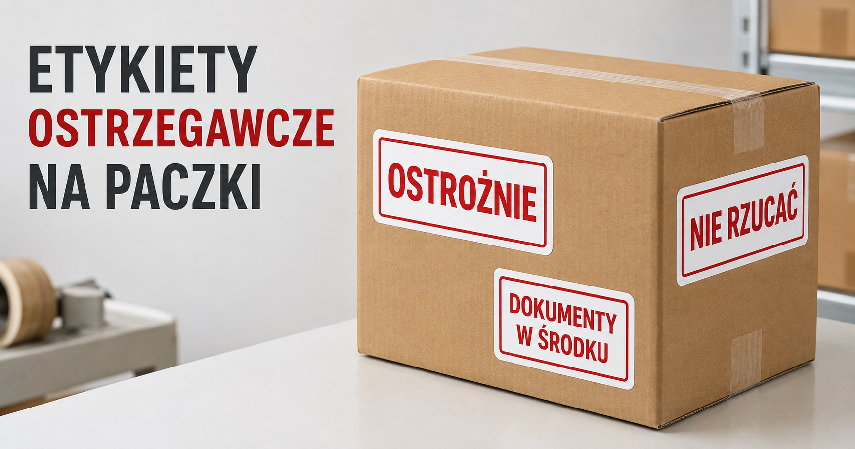 Etykiety ostrzegawcze na paczki – jakie wybrać i gdzie je przykleić?